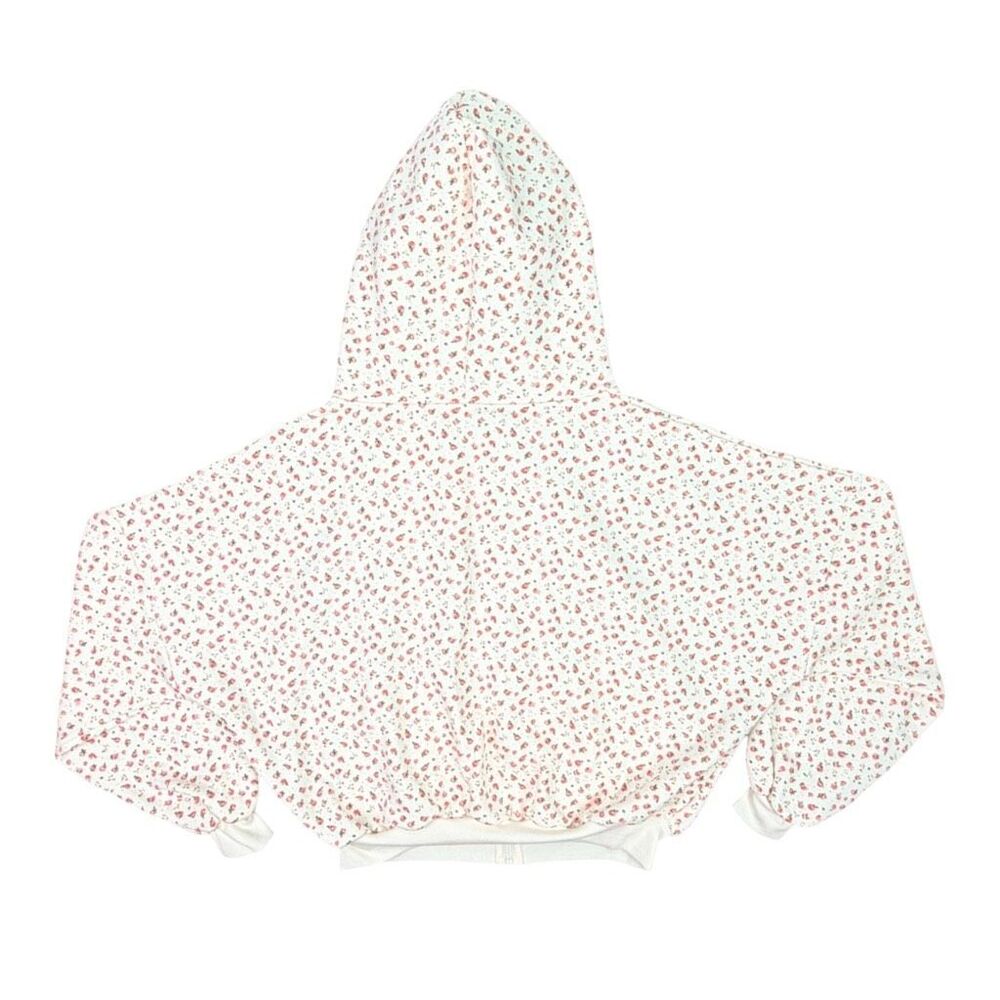 Blogilates Marshmallow Hoodie - Size Small - Cream Floral - Picture 4 of 6